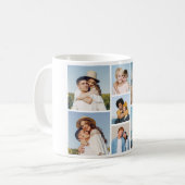 Erstellen Sie Ihre eigene 7 FotoCollage Kaffeetasse (Vorderseite Links)