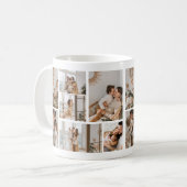 Erstellen Sie Ihre eigene 7 FotoCollage Kaffeetasse (Vorderseite Links)