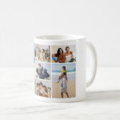 Erstellen Sie Ihre eigene 7 FotoCollage Kaffeetasse (VorderseiteRechts)