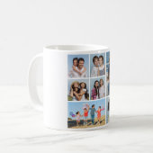 Erstellen Sie Ihre eigene 7 FotoCollage Kaffeetasse (Vorderseite Links)