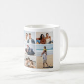 Erstellen Sie Ihre eigene 7 FotoCollage Kaffeetasse (VorderseiteRechts)