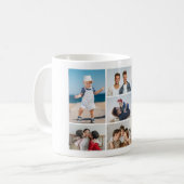 Erstellen Sie Ihre eigene 7 FotoCollage Kaffeetasse (Vorderseite Links)