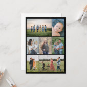 Erstellen Sie Ihre eigene 7 FotoCollage Karte (Vorderseite/Rückseite Beispiel)