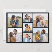 Erstellen Sie Ihre eigene 7 FotoCollage Karte (Vorderseite)