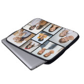 Erstellen Sie Ihre eigene 7 FotoCollage Laptopschutzhülle (Vorne Knopf)
