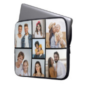 Erstellen Sie Ihre eigene 7 FotoCollage Laptopschutzhülle (Vorderseite Links)