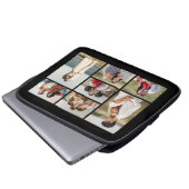 Erstellen Sie Ihre eigene 7 FotoCollage Laptopschutzhülle (Vorne Knopf)