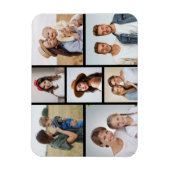Erstellen Sie Ihre eigene 7 FotoCollage Magnet (Vertikal)