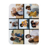 Erstellen Sie Ihre eigene 7 FotoCollage Magnet (Vertikal)
