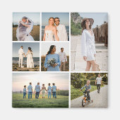 Erstellen Sie Ihre eigene 7 FotoCollage Magnet (Vorne)