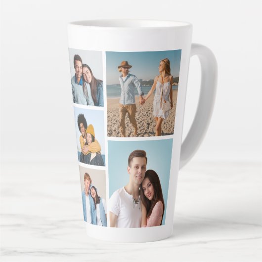 Erstellen Sie Ihre eigene 7 FotoCollage Milchtasse (Rechte Ecke)
