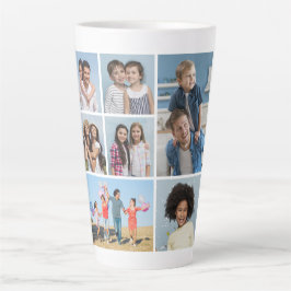Erstellen Sie Ihre eigene 7 FotoCollage Milchtasse