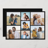 Erstellen Sie Ihre eigene 7 FotoCollage Mitteilungskarte (Vorne/Hinten)