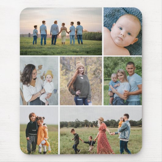 Erstellen Sie Ihre eigene 7 FotoCollage Mousepad (Vorne)
