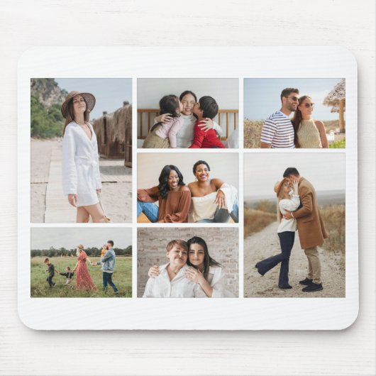 Erstellen Sie Ihre eigene 7 FotoCollage Mousepad (Vorne)