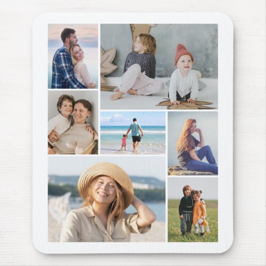 Erstellen Sie Ihre eigene 7 FotoCollage Mousepad (Vorne)