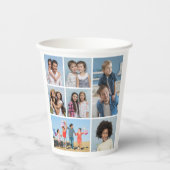 Erstellen Sie Ihre eigene 7 FotoCollage Pappbecher (Vorderseite)