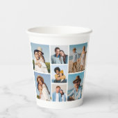 Erstellen Sie Ihre eigene 7 FotoCollage Pappbecher (Rückseite)