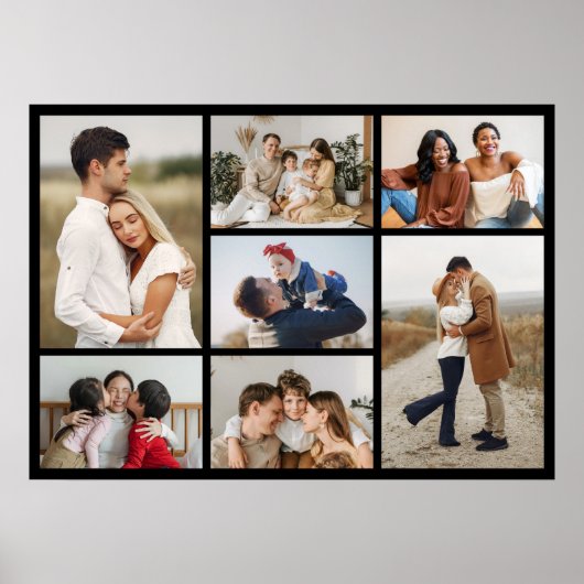 Erstellen Sie Ihre eigene 7 FotoCollage Poster (Vorne)