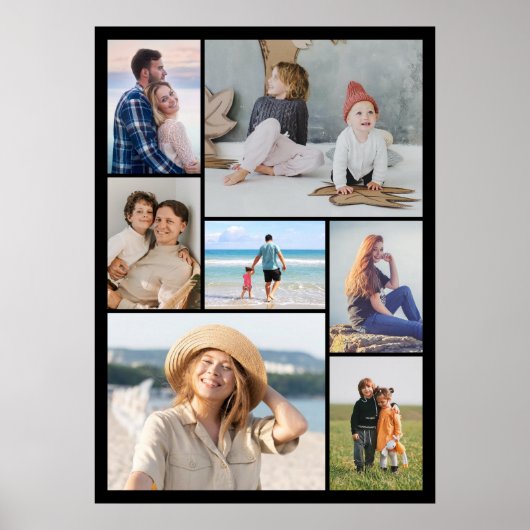 Erstellen Sie Ihre eigene 7 FotoCollage Poster (Vorne)