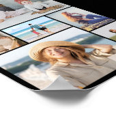 Erstellen Sie Ihre eigene 7 FotoCollage Poster (Ecke)