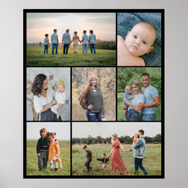Erstellen Sie Ihre eigene 7 FotoCollage Poster