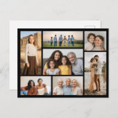Erstellen Sie Ihre eigene 7 FotoCollage Postkarte (Vorne/Hinten)