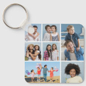 Erstellen Sie Ihre eigene 7 FotoCollage Schlüsselanhänger (Vorderseite)