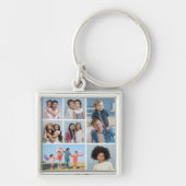 Erstellen Sie Ihre eigene 7 FotoCollage Schlüsselanhänger (Vorne)