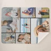 Erstellen Sie Ihre eigene 7 FotoCollage Sherpadecke (Vorderseite (Horizontal))