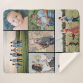 Erstellen Sie Ihre eigene 7 FotoCollage Sherpadecke (Vorderseite (Horizontal))