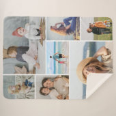 Erstellen Sie Ihre eigene 7 FotoCollage Sherpadecke (Vorderseite (Horizontal))