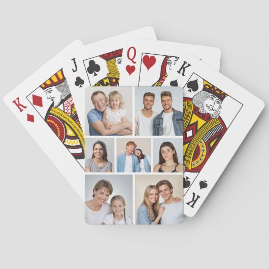 Erstellen Sie Ihre eigene 7 FotoCollage Spielkarten (Rückseite)