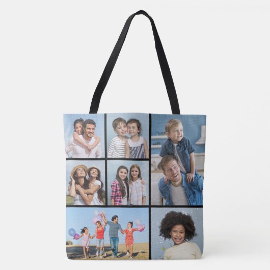 Erstellen Sie Ihre eigene 7 FotoCollage Tasche (Vorderseite)
