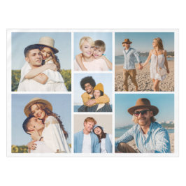 Erstellen Sie Ihre eigene 7 FotoCollage Tischdecke