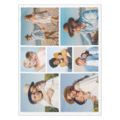 Erstellen Sie Ihre eigene 7 FotoCollage Tischdecke (Vorderseite)