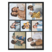 Erstellen Sie Ihre eigene 7 FotoCollage Tischdecke (Vorderseite)