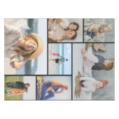 Erstellen Sie Ihre eigene 7 FotoCollage Tischdecke (Vorderseite (Horizontal))