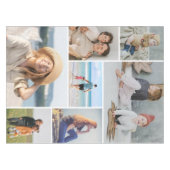 Erstellen Sie Ihre eigene 7 FotoCollage Tischdecke (Vorderseite (Horizontal))