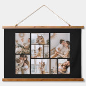 Erstellen Sie Ihre eigene 7 FotoCollage Wandteppich Mit Holzrahmen (Vorne)