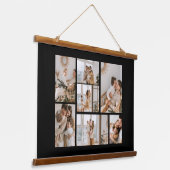 Erstellen Sie Ihre eigene 7 FotoCollage Wandteppich Mit Holzrahmen (Gewinkelt)