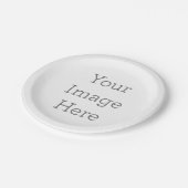 Pappteller, 17,78cm Runder Pappteller
 (Schrägansicht)