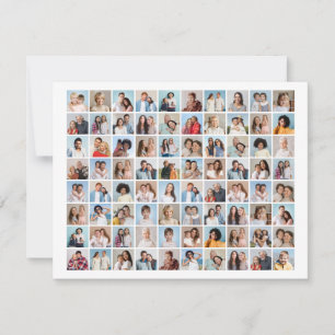 Erstellen Sie Ihre eigene 80 Foto Collage Grußkart