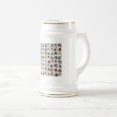 Erstellen Sie Ihre eigene 80-FotoCollage Bierglas (VorderseiteRechts)