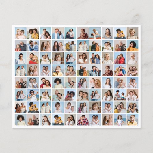 Erstellen Sie Ihre eigene 80-FotoCollage Flyer (Vorne)