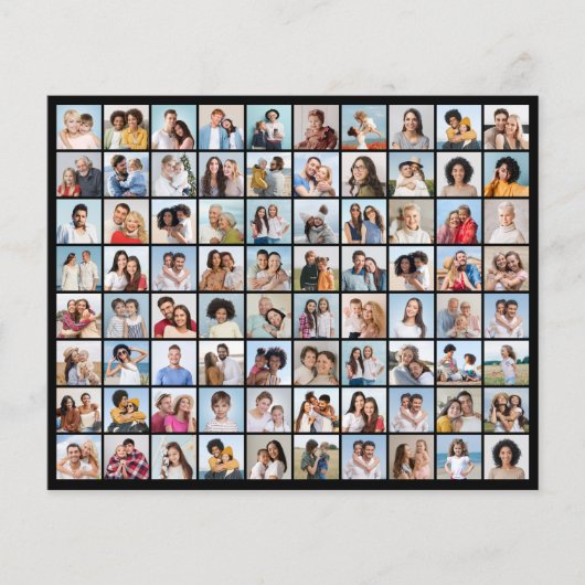 Erstellen Sie Ihre eigene 80-FotoCollage Flyer (Vorne)