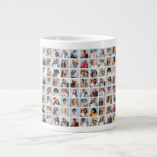 Erstellen Sie Ihre eigene 80-FotoCollage Jumbo-Tasse