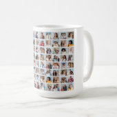 Erstellen Sie Ihre eigene 80-FotoCollage Kaffeetasse (VorderseiteRechts)