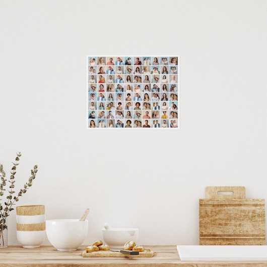 Erstellen Sie Ihre eigene 80-FotoCollage Poster (Küche)