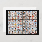 Erstellen Sie Ihre eigene 80-FotoCollage Postkarte (Vorne/Hinten)